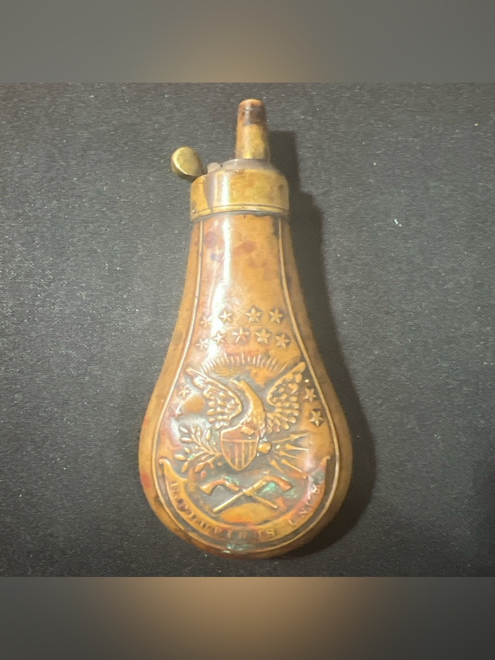 Original U.S. Civil War Union .31 Caliber Colt Pocket Revolver Powder Flask